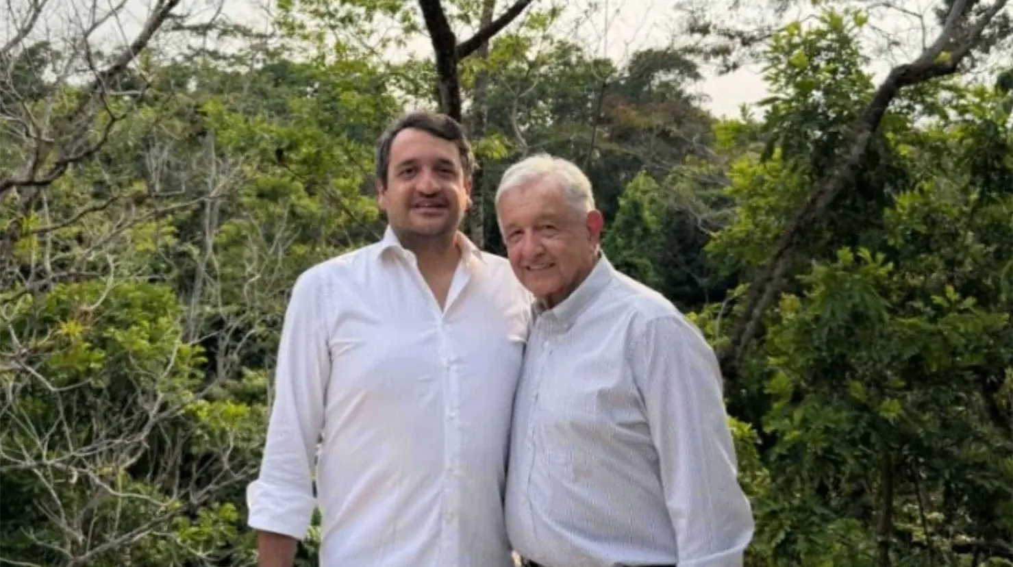 AMLO reaparece junto a ‘Andy’ López Beltrán en plena ruta hacia candidatura en Tabasco