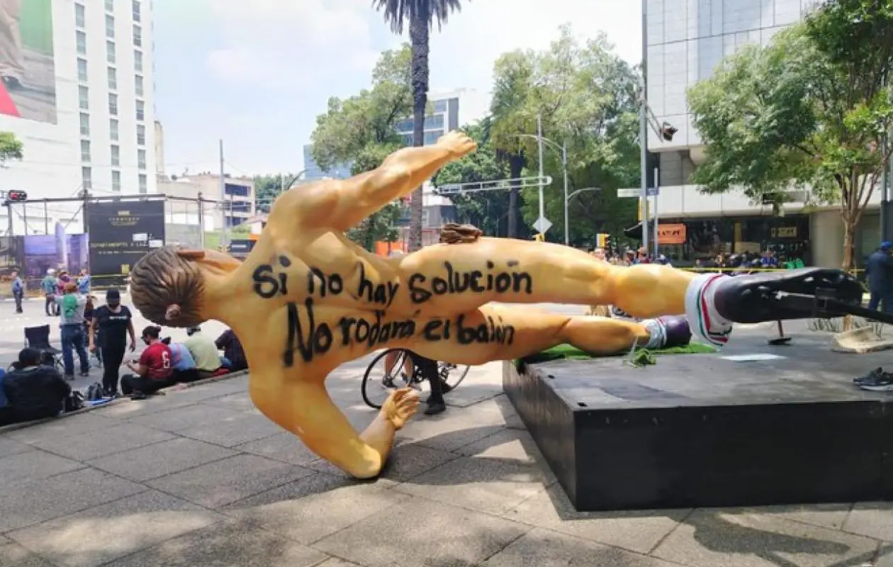 Las esculturas afectadas habían sido colocadas el pasado 18 de mayo.