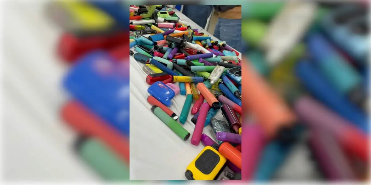 Decomisan más de 600 vapeadores en escuelas