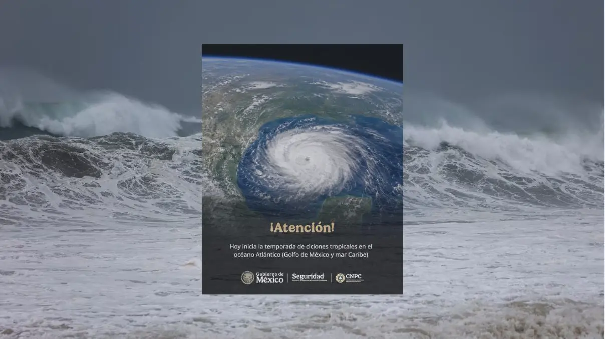 Además del inicio de la temporada de ciclones, los modelos meteorológicos anticipan un incremento significativo de lluvias durante las primeras semanas de junio