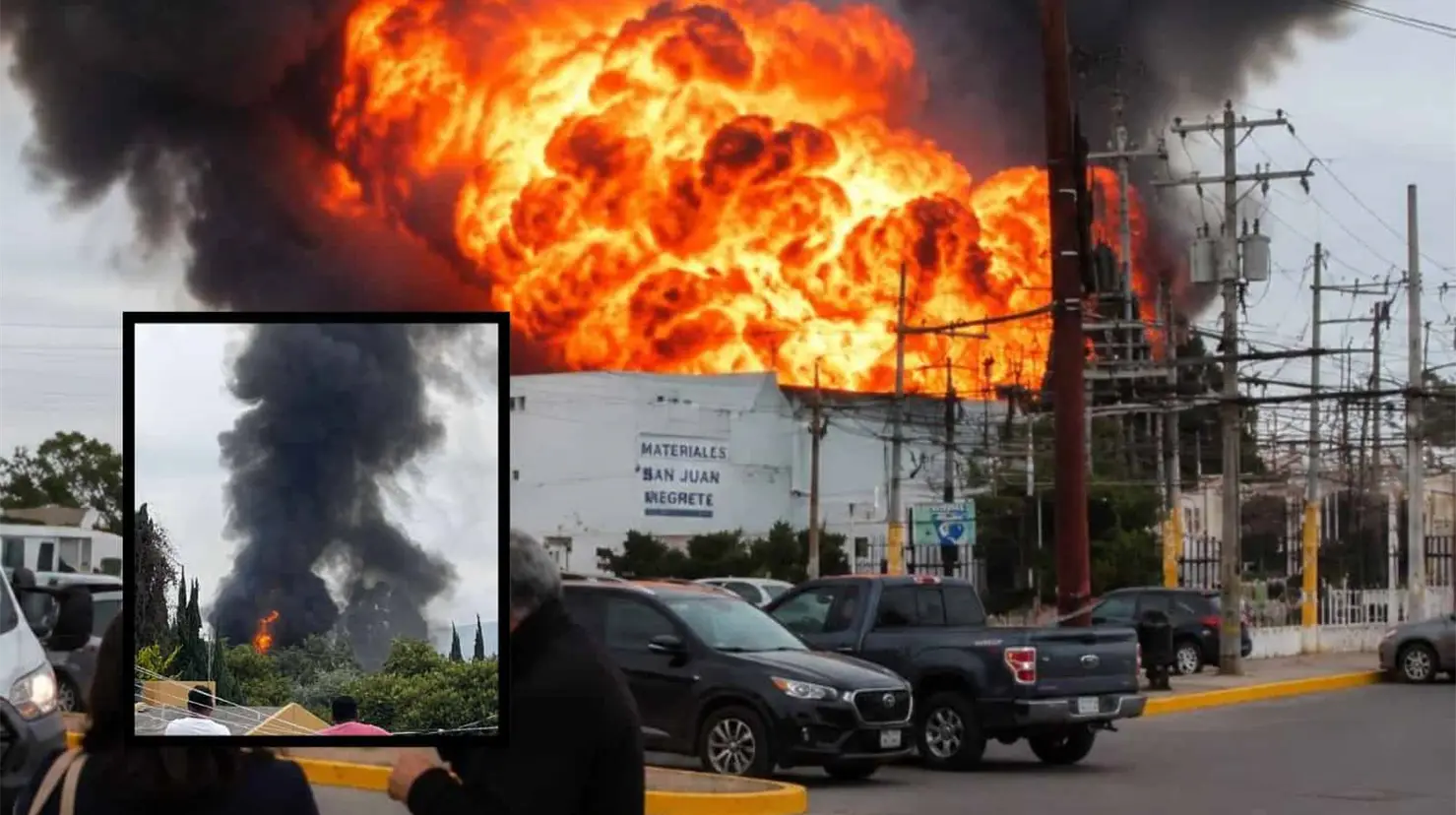 Las autoridades ordenaron la evacuación total del Centro Escolar Miguel Negrete, ubicado a espaldas del lugar de la explosión