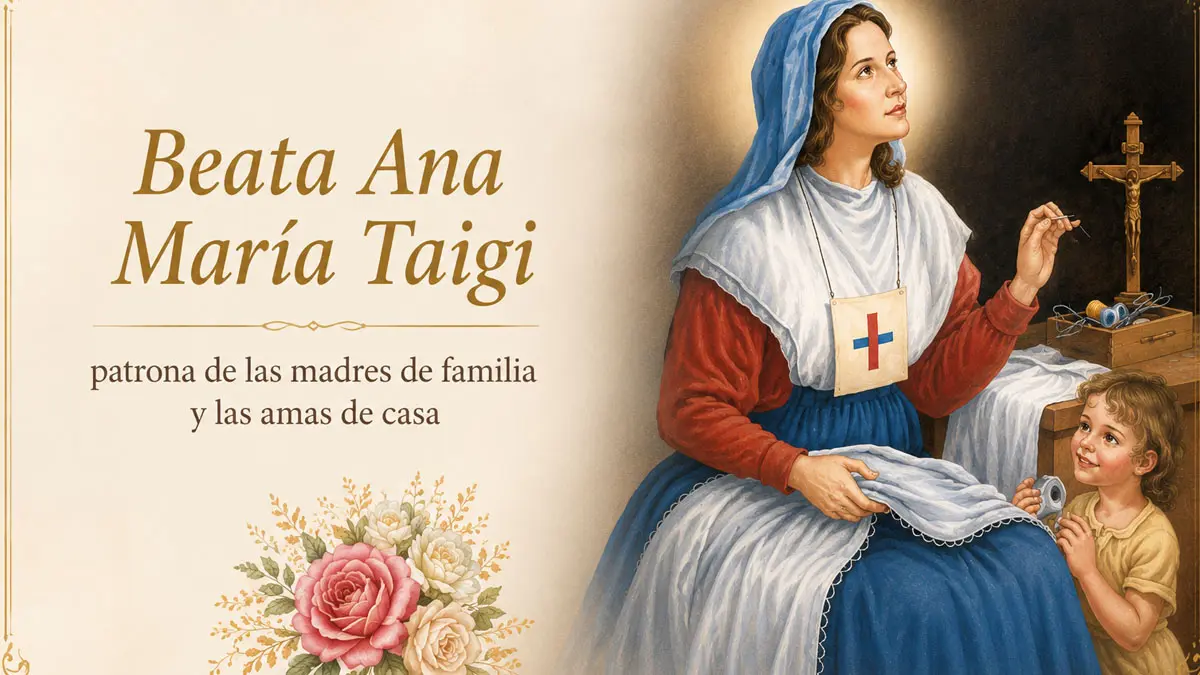 La Beata Ana María Taigi es recordada por la Iglesia Católica como patrona de las madres de familia y amas de casa, debido a su vida de fe y dedicación al hogar.