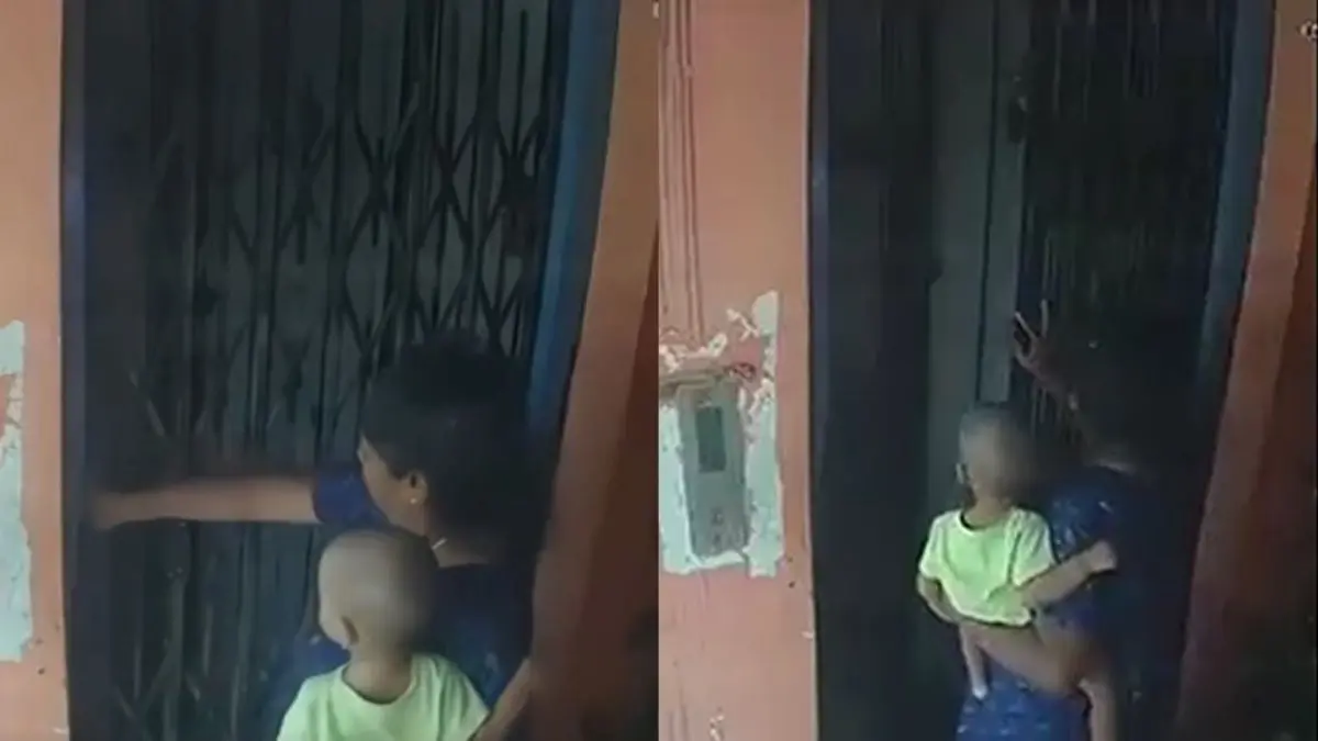 VIDEO | Abuelita muere al caer por un elevador sin cabina mientras cargaba a su nieto; el menor sobrevivió