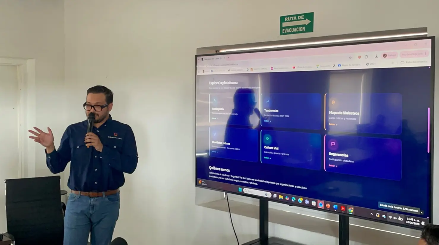Los mapas disponibles en el sitio permitirán a las autoridades de tránsito identificar de manera inmediata qué vialidades de Ciudad Obregón requieren semaforización, reductores de velocidad o adecuaciones geométricas urgentes