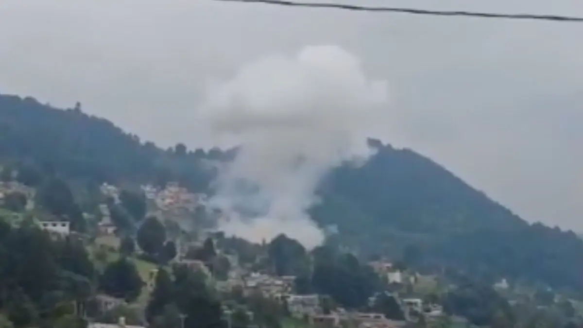 VIDEO | Explosión en polvorín de Huixquilucan provoca intensa movilización de cuerpos de emergencia