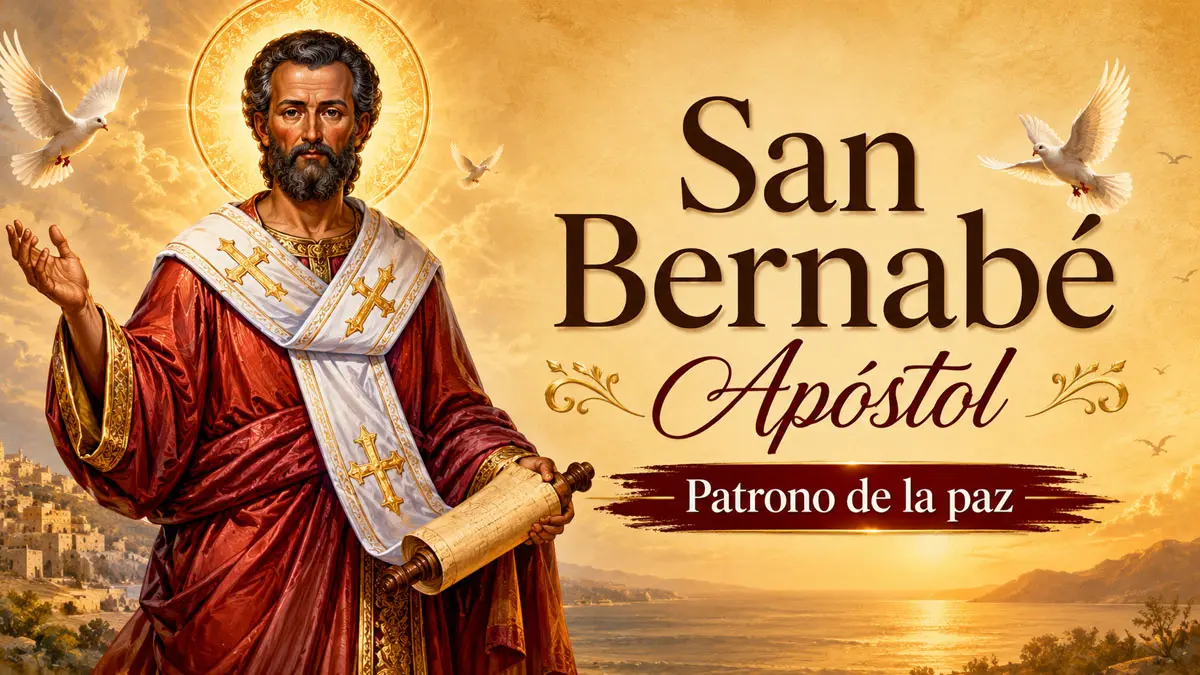 San Bernabé, apóstol de los primeros tiempos del cristianismo, es recordado cada 11 de junio por su labor evangelizadora, su generosidad y su legado como patrono de la paz.