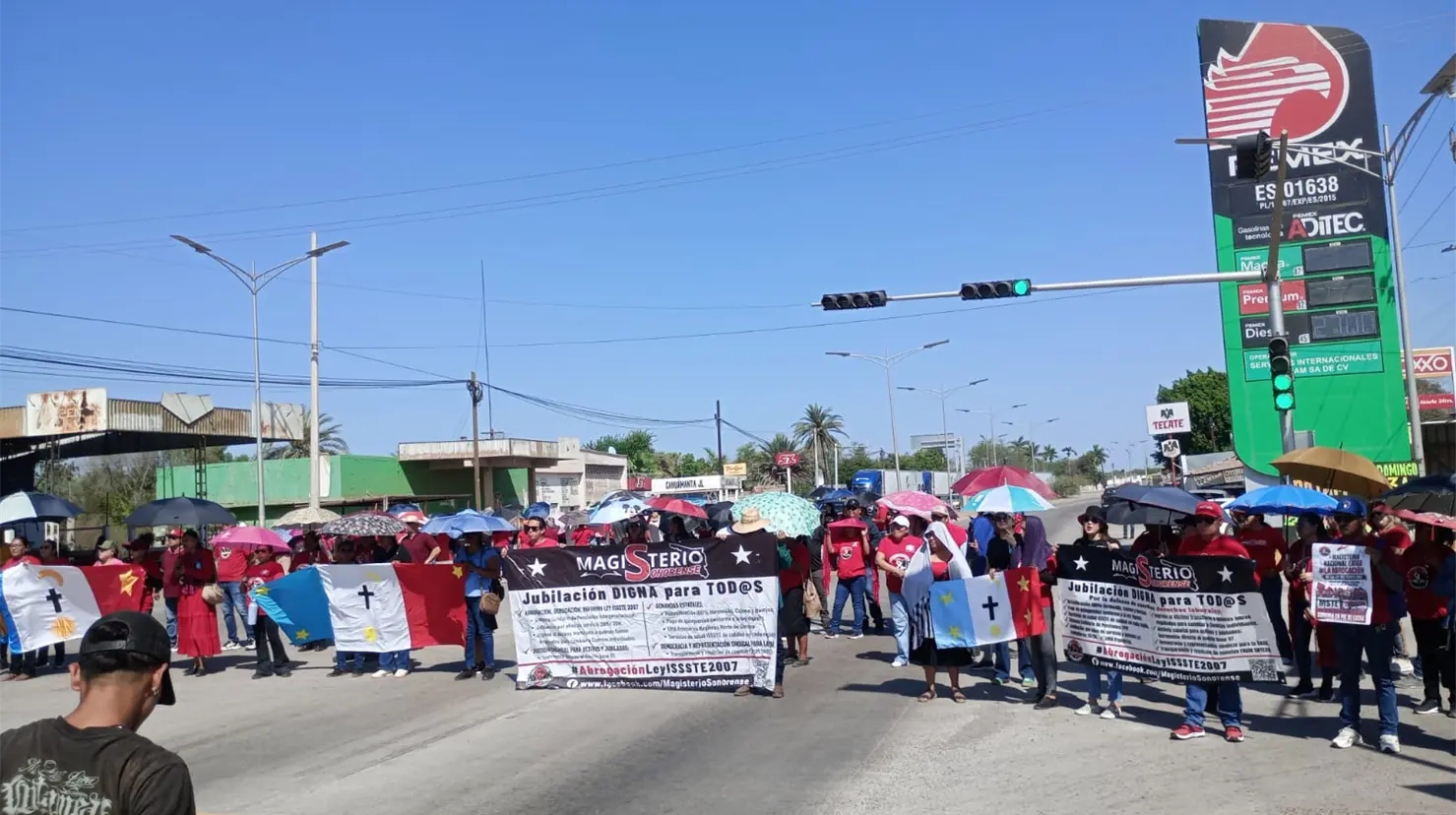 El tramo carretero a la altura de Vicam es considerado un punto estratégico de conectividad comercial en Sonora