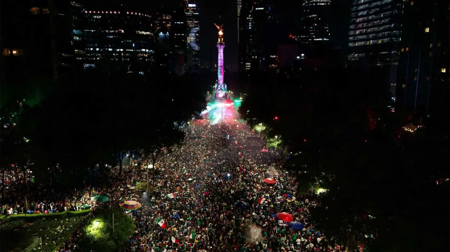 CDMX vive noche de fiesta tras triunfo de México en el Mundial 2026