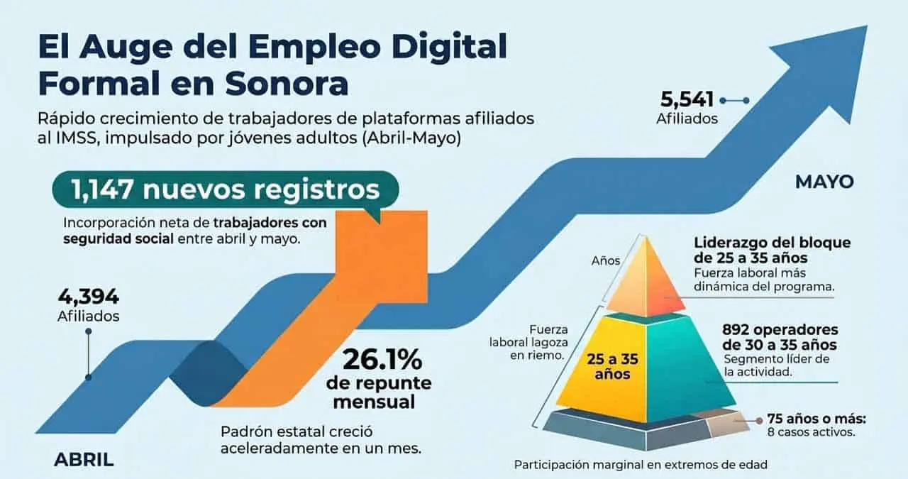 Crece afiliación al IMSS de trabajadores digitales