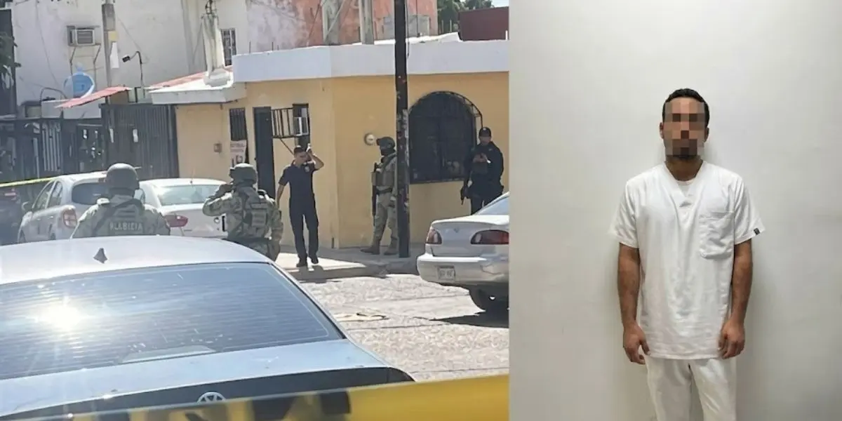 Elementos de seguridad y personal forense realizaron diligencias en el lugar donde fue localizado sin vida un trabajador de enfermería tras un ataque armado registrado en la colonia Antonio Rosales, en Culiacán.