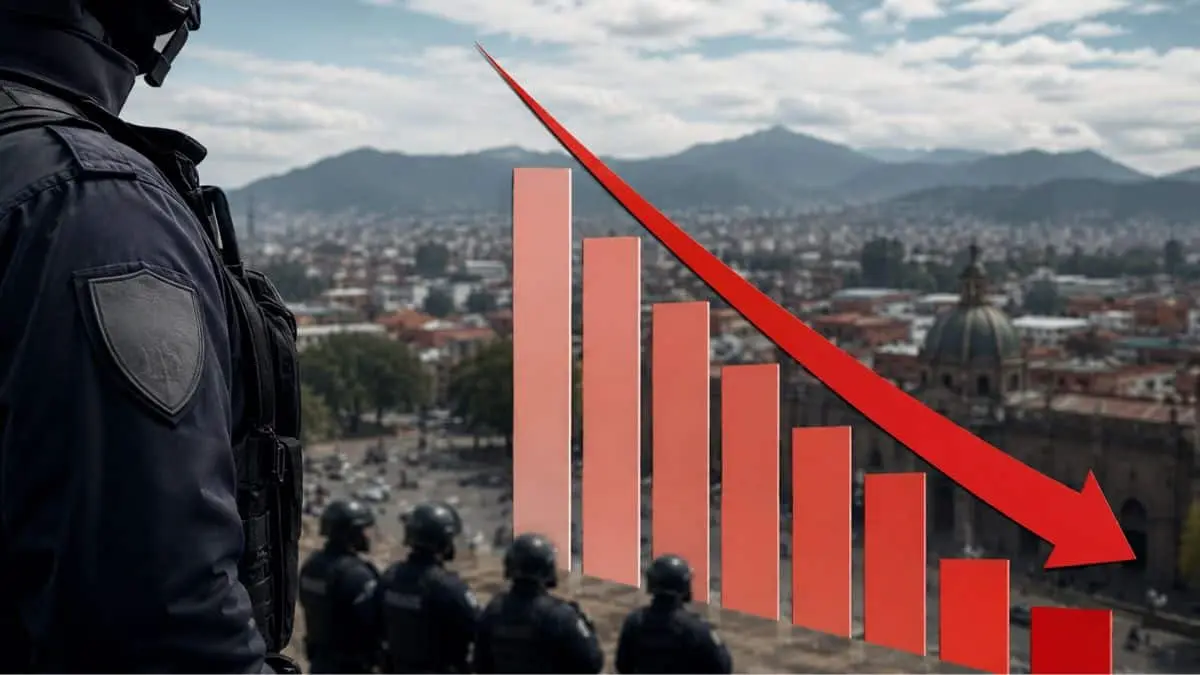 Estado de México reporta reducción del 60 por ciento en homicidios dolosos, según cifras oficiales