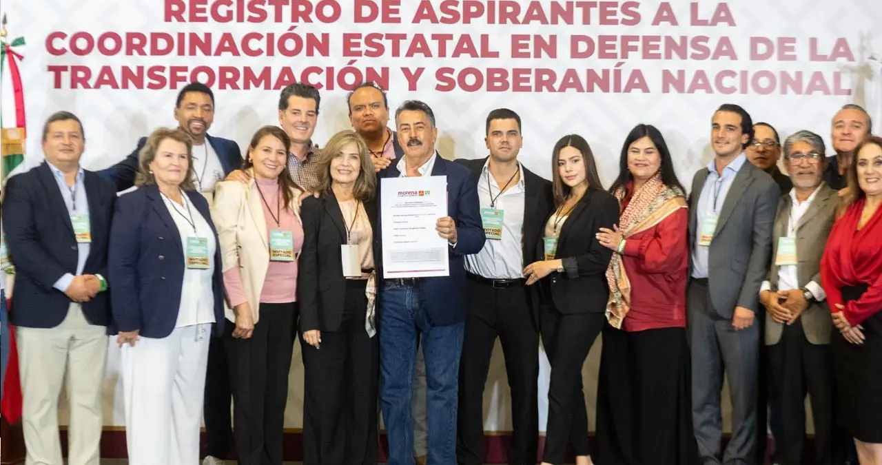 Lamarque se registra en el proceso interno para la Coordinación Estatal en Sonora