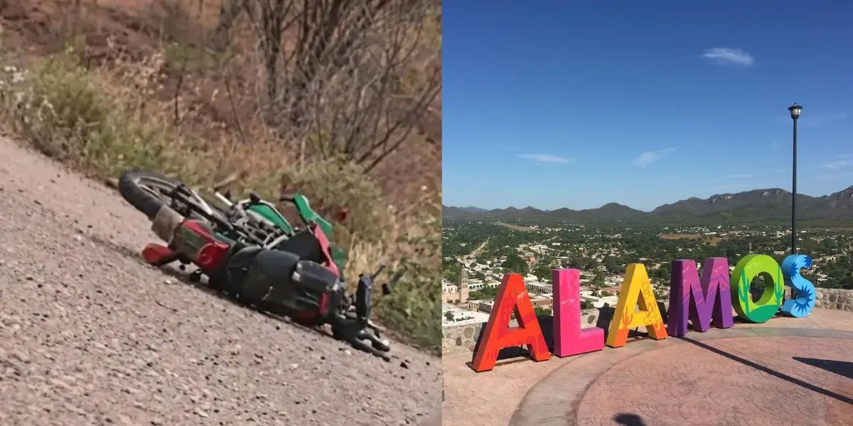 Dos jóvenes originarios de la comunidad de Los Estrados murieron tras un fuerte impacto registrado en el entronque conocido como La Cuchilla, en el municipio de Álamos.
