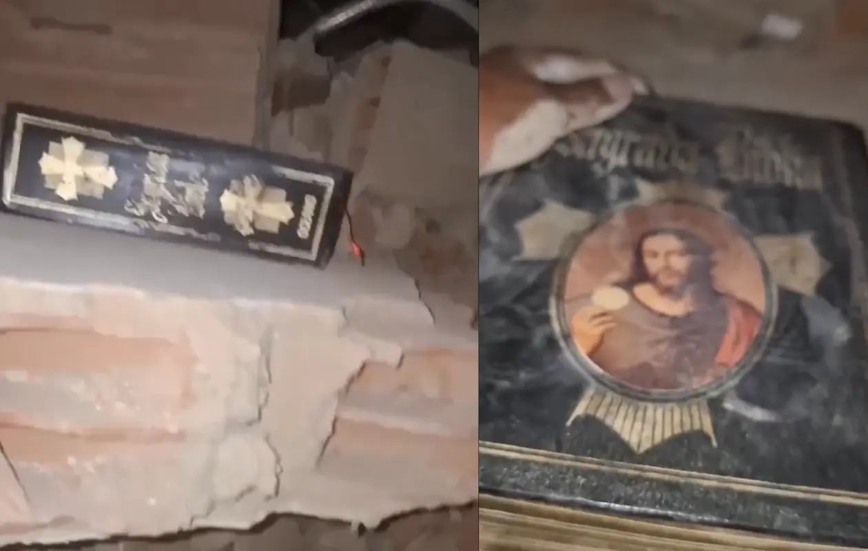 VIDEO | Encuentran una Biblia intacta entre los escombros tras los terremotos en Venezuela