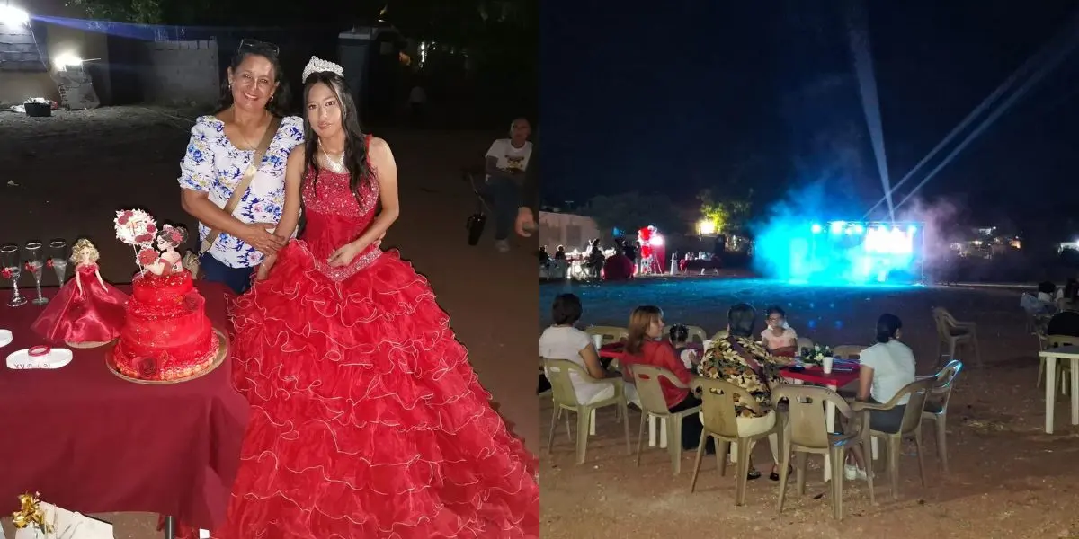 Vecinos de distintos sectores de Guaymas unieron esfuerzos para celebrar los XV años de Paola Vianey y hacer realidad un sueño que parecía inalcanzable. (créditos a quien corresponda)