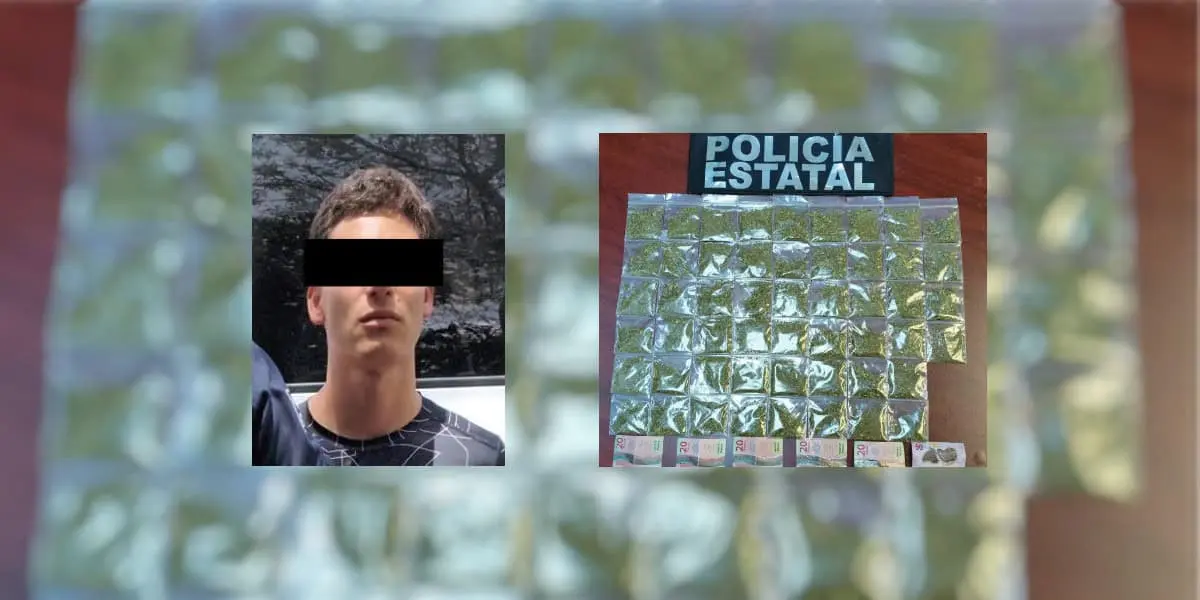 Capturan a joven con droga en Hermosillo