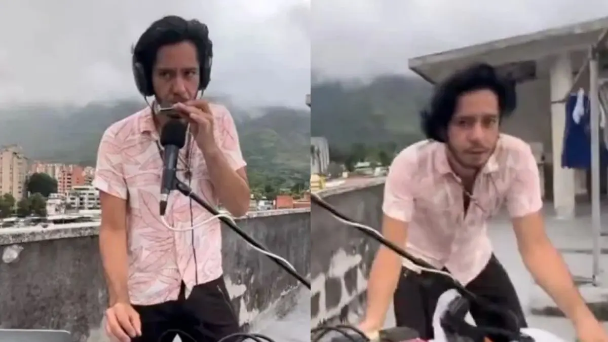 VIDEO | DJ capta en plena grabación el momento en que lo sorprende el terremoto en Venezuela