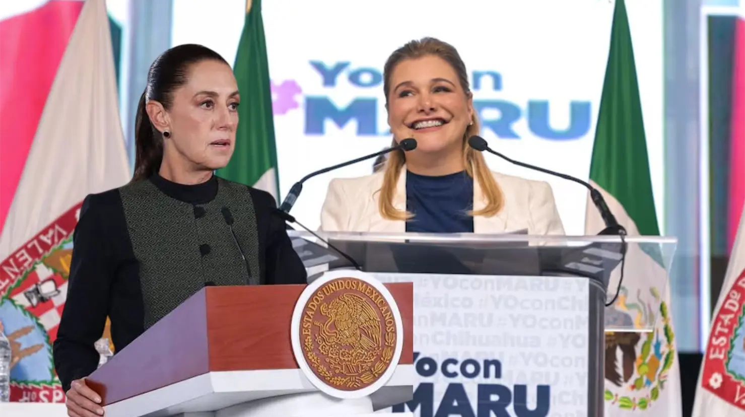 Claudia Sheinbaum pide investigar la Mansión Dorada y contratos ligados a Maru Campos