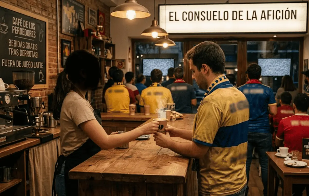 Así funciona el Café de los Perdedores durante la Copa del Mundo
