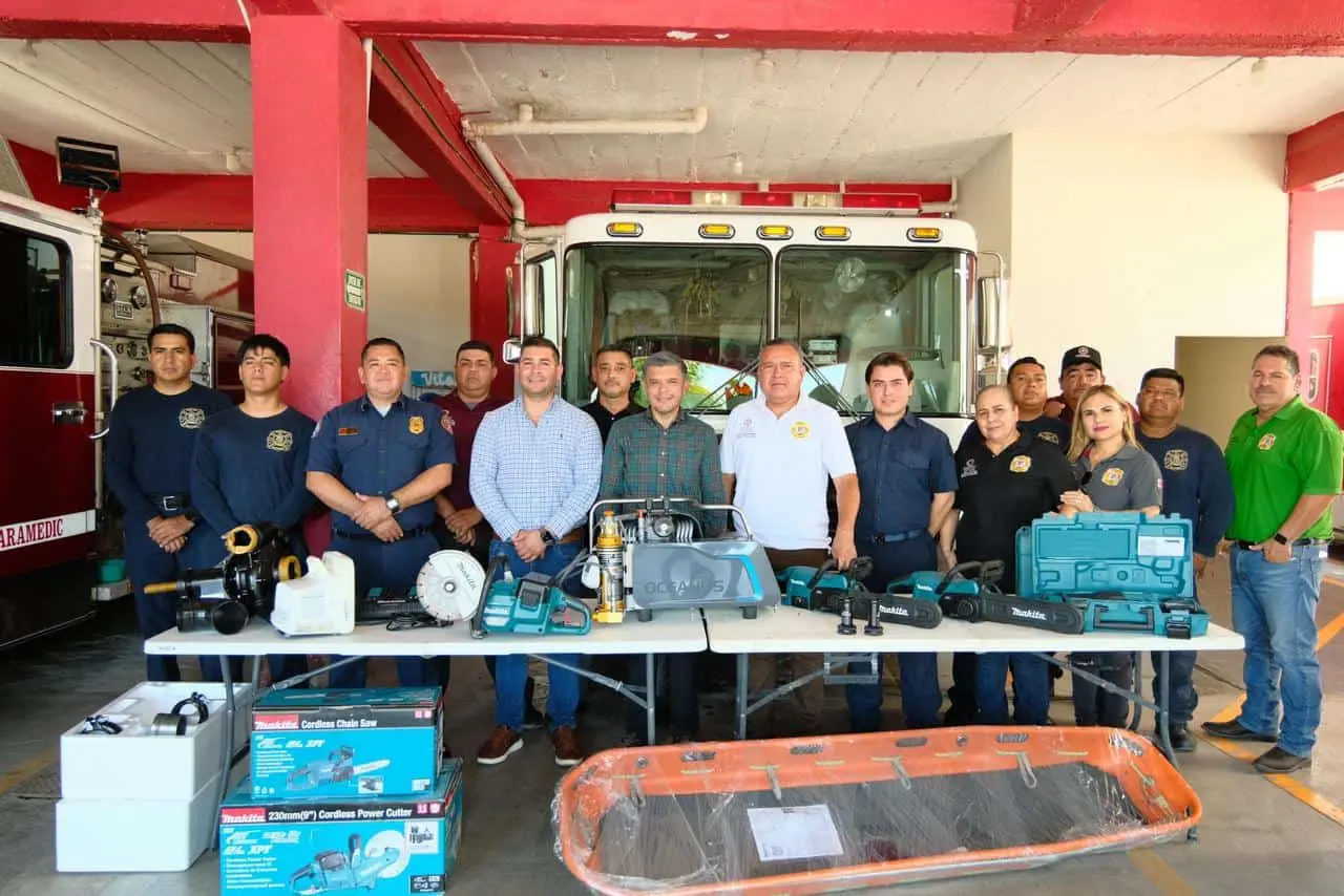 Más equipo para el Cuerpo de Bomberos de Huatabampo