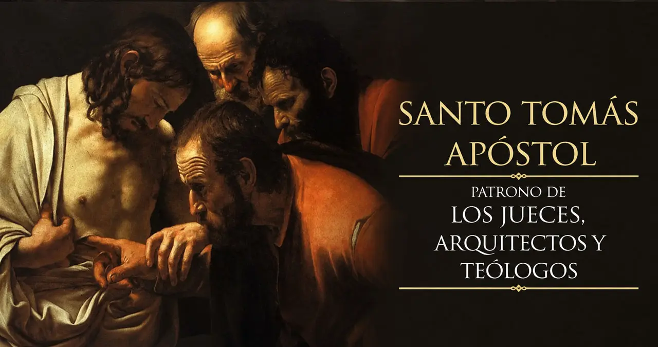 Santo Tomás Apóstol pasó de la incredulidad a una profunda profesión de fe tras encontrarse con Jesús resucitado y reconocerlo como su Señor y Dios.