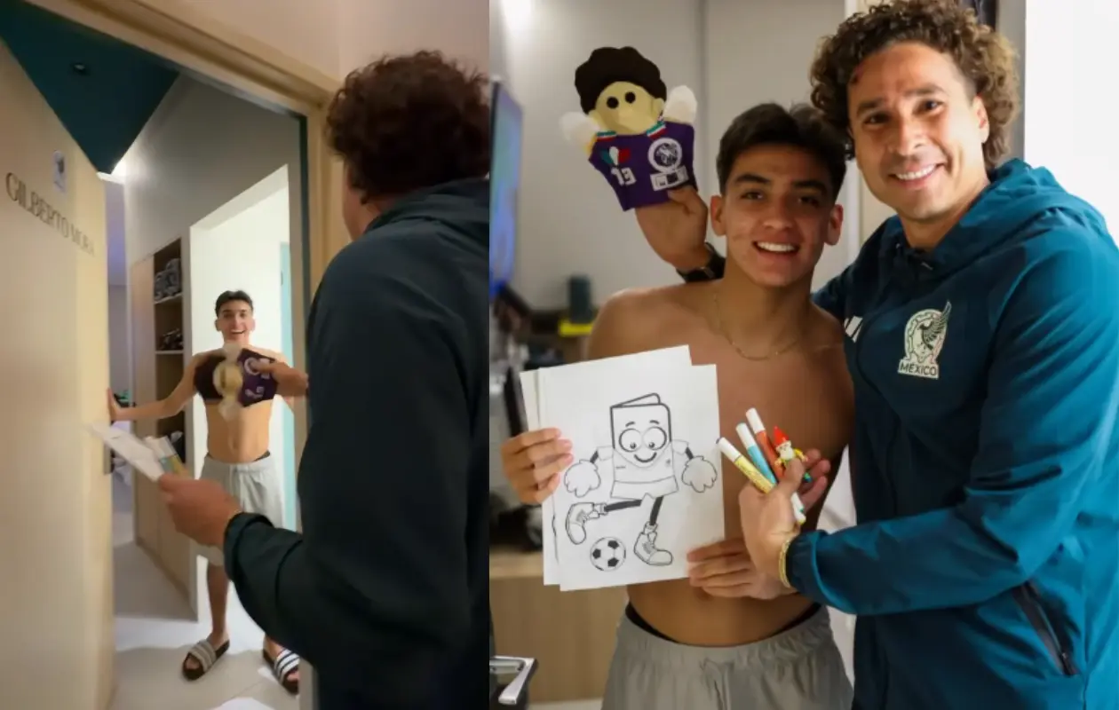 Guillermo Ochoa pone a Gil Mora a hacer la tarea y le cuenta un cuento para dormir; sigue la divertida broma entre seleccionados