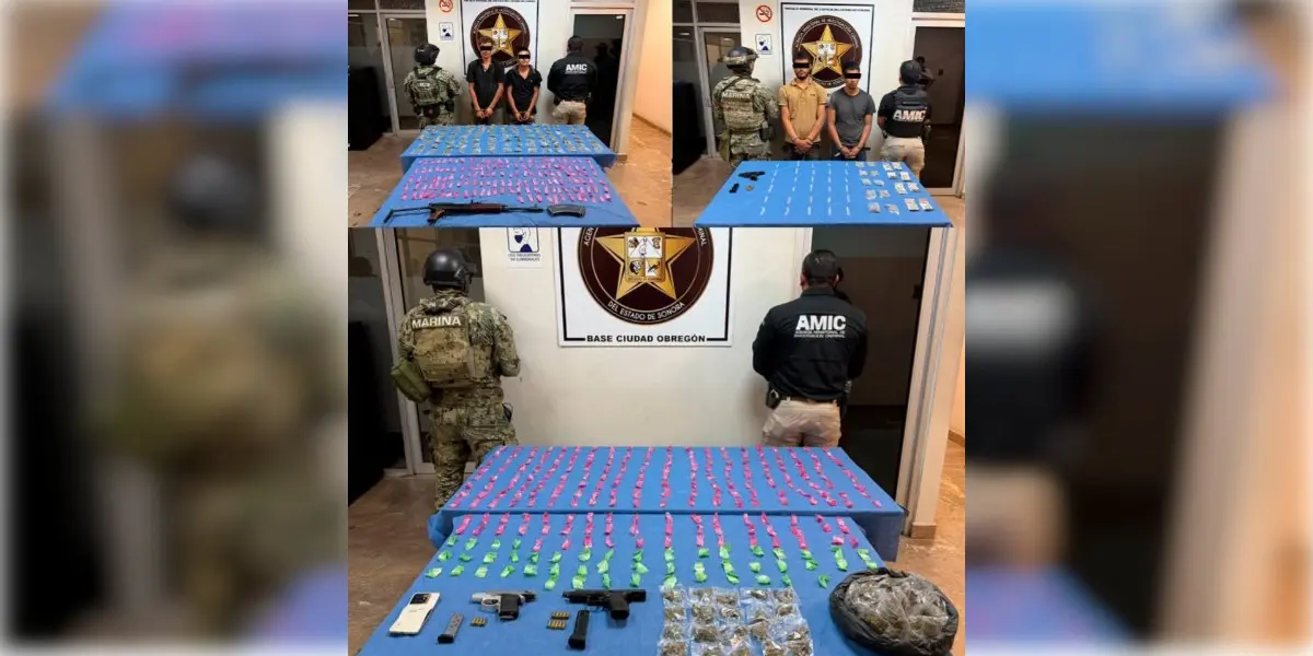 Detienen a cuatro personas durante cateos en Cajeme