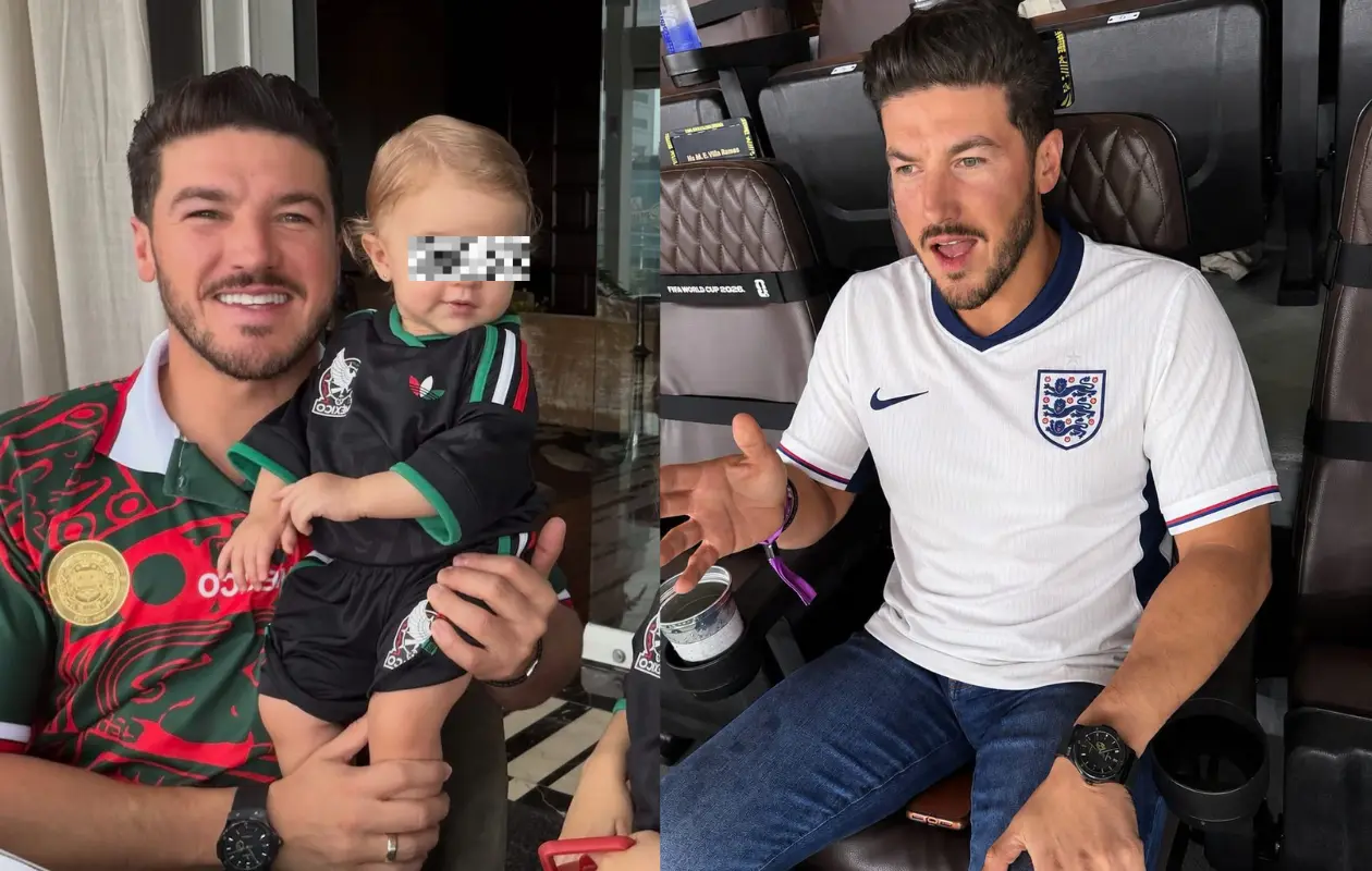 Samuel García se pone la camiseta de Inglaterra tras las críticas y redes estallan con memes
