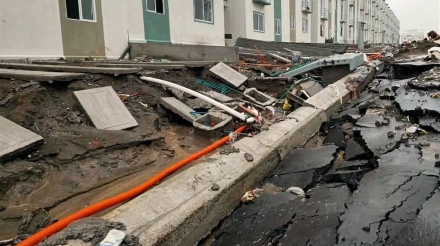 Casas del Bienestar sufren fuertes daños por intensas lluvias en Veracruz; hace seis meses fueron inauguradas