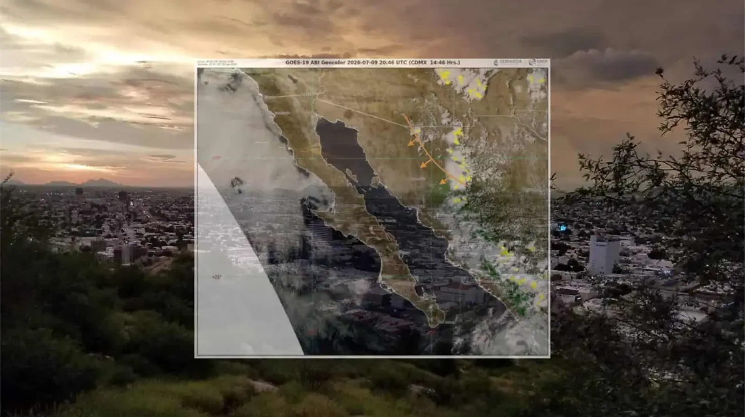Clima en Hermosillo hoy 10 de julio: Se pronostica lluvia para este viernes