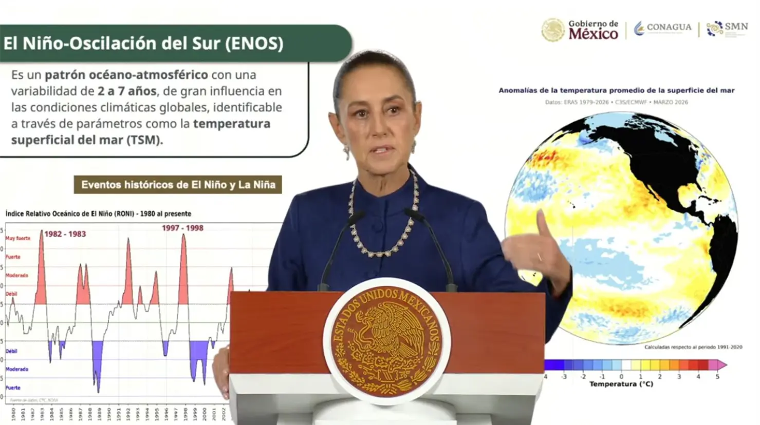 Gobierno de México activará alertas en celulares por lluvias y ciclones ante llegada de El Niño