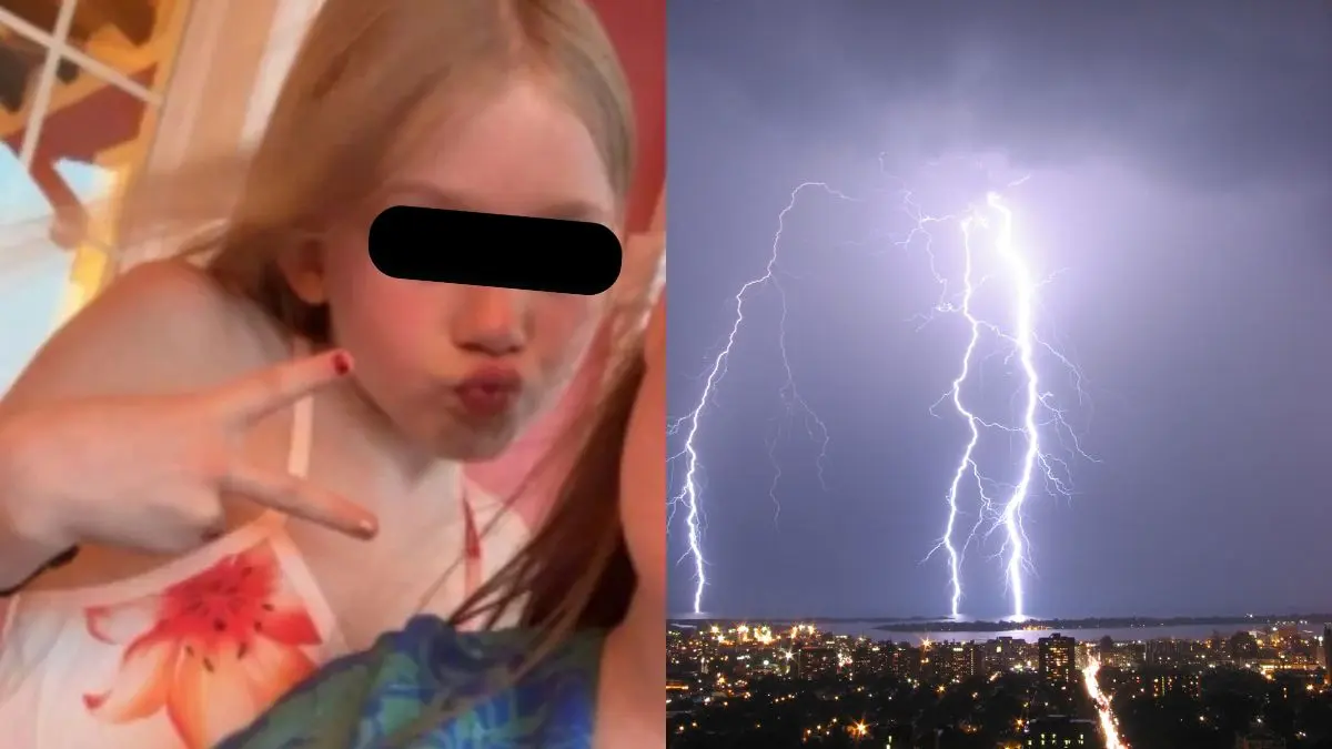 Niña de 8 años muere tras ser alcanzada por un rayo mientras jugaba en el patio de su casa