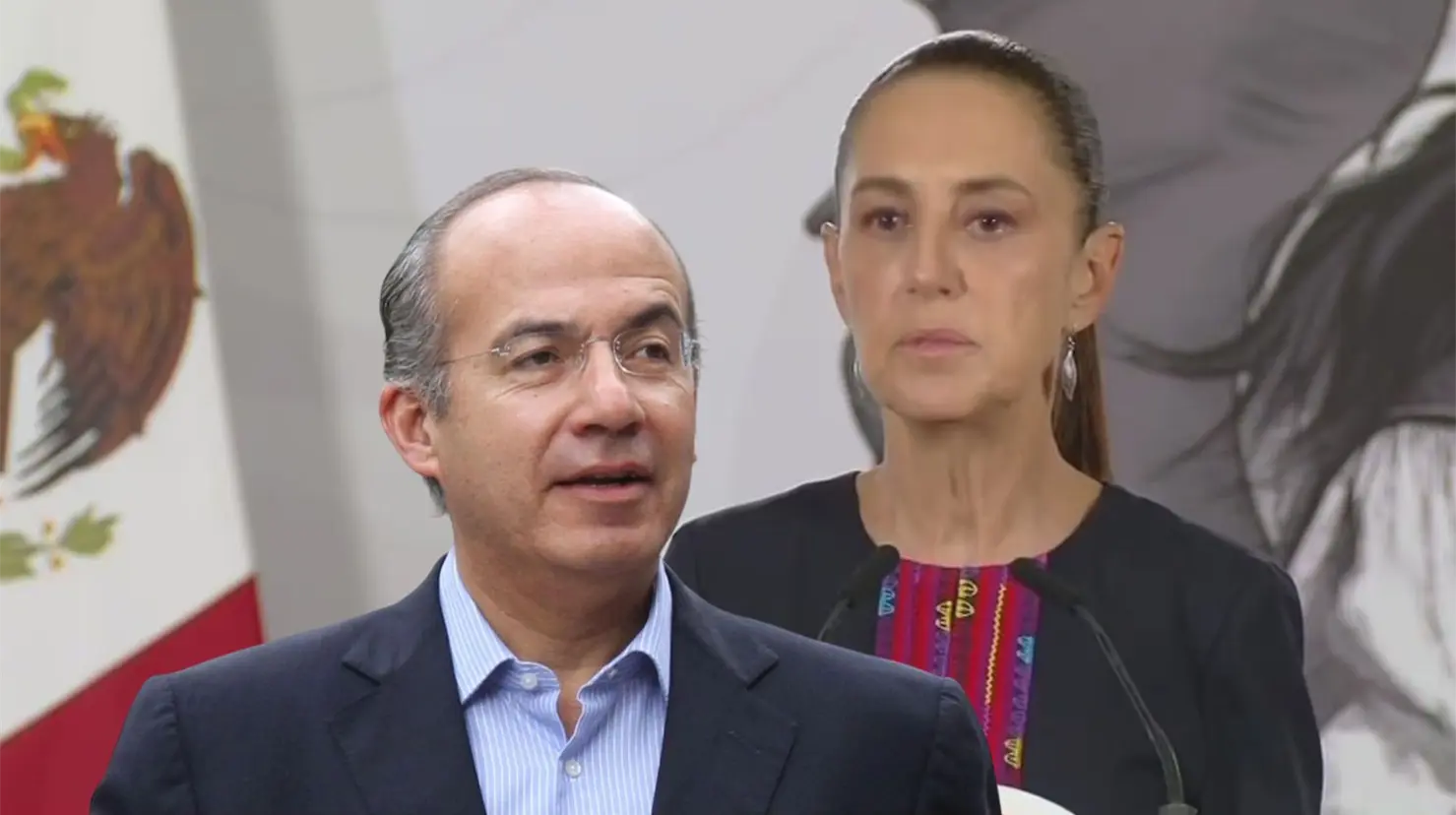 Sheinbaum asegura que la FGR decidirá si investiga a Felipe Calderón por intervención de EU