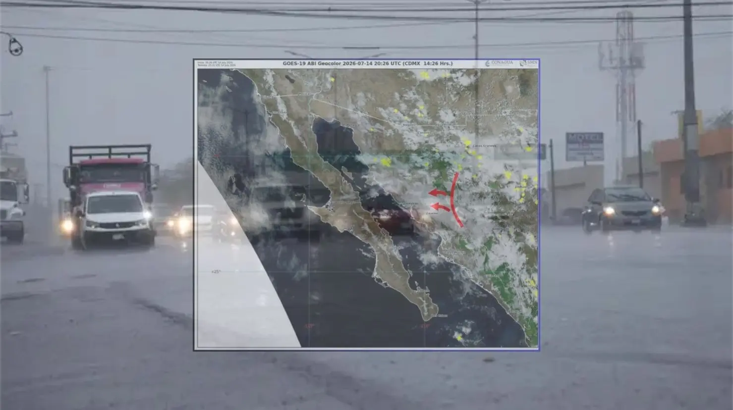 Clima en Hermosillo hoy 15 de julio: Baja la temperatura y conitnúan las lluvias