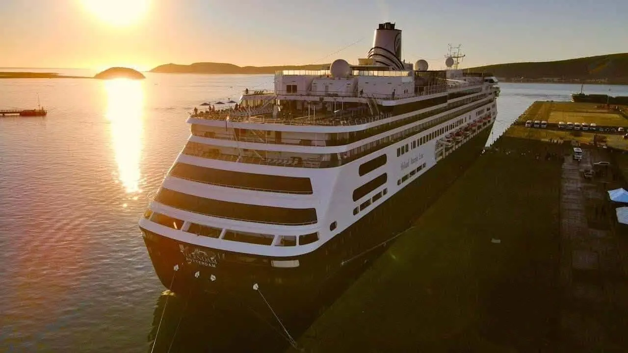 A principios de este año llegó al puerto de Guaymas el Zuiderdam de Holland America Line, un crucero de nivel internacional