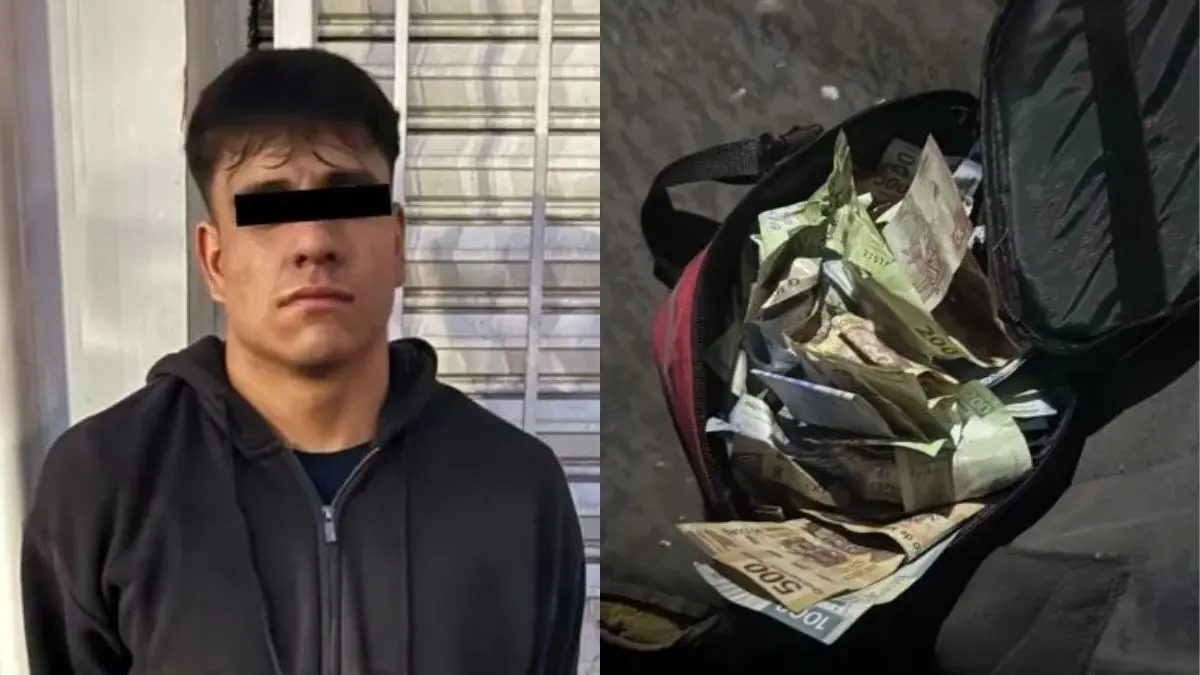 Detienen a hombre por robar más de 60 mil pesos en Ecatepec; aseguró que era para cobrarse su liquidación