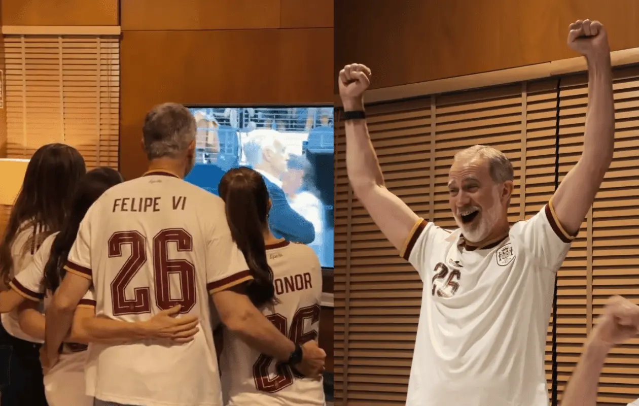 La Casa Real publicó un video con las imágenes del festejo.