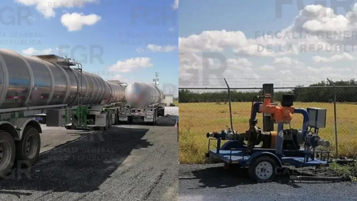 Tres personas son vinculadas a proceso tras el decomiso de más de 26 mil litros de gasóleo contaminado en Reynosa