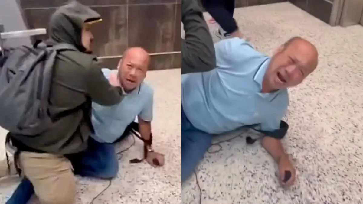 VIDEO | Agentes de ICE abandonan a hombre esposado tras someterlo de forma violenta en aeropuerto de Las Vegas