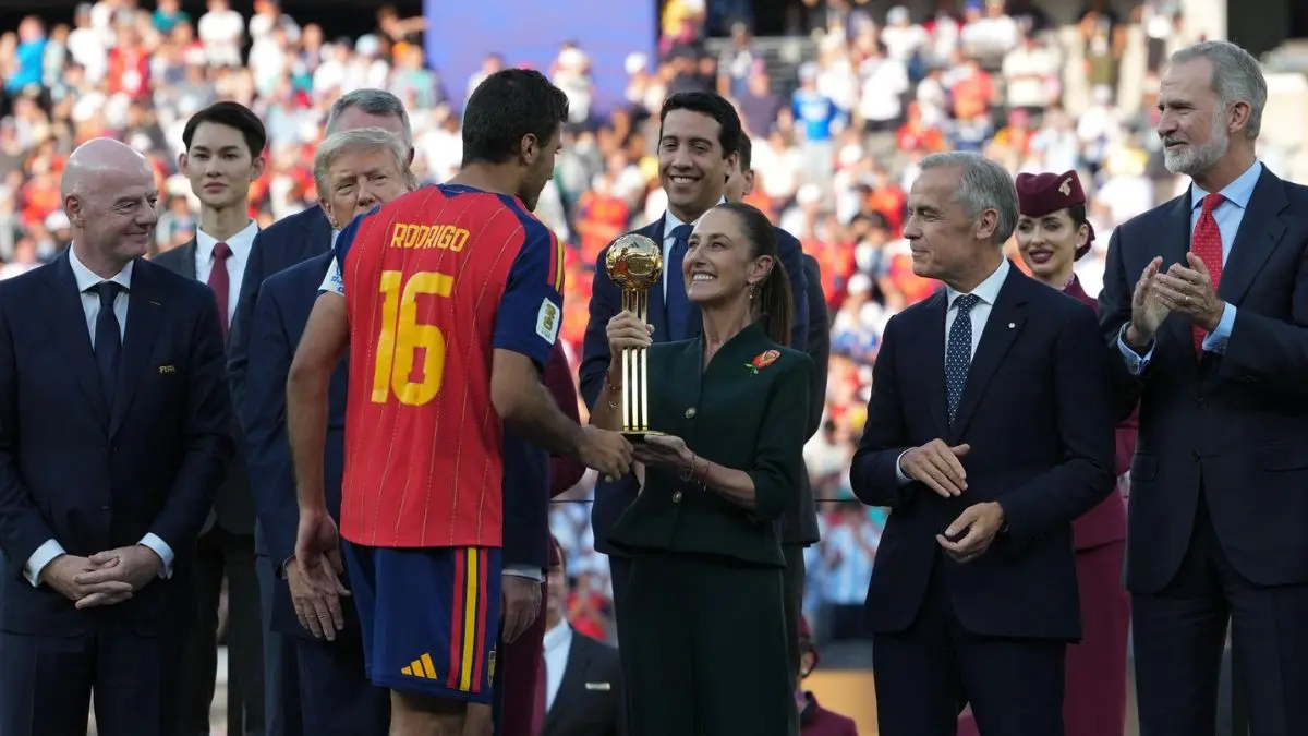 Sheinbaum felicita a España tras su victoria en el Mundial
