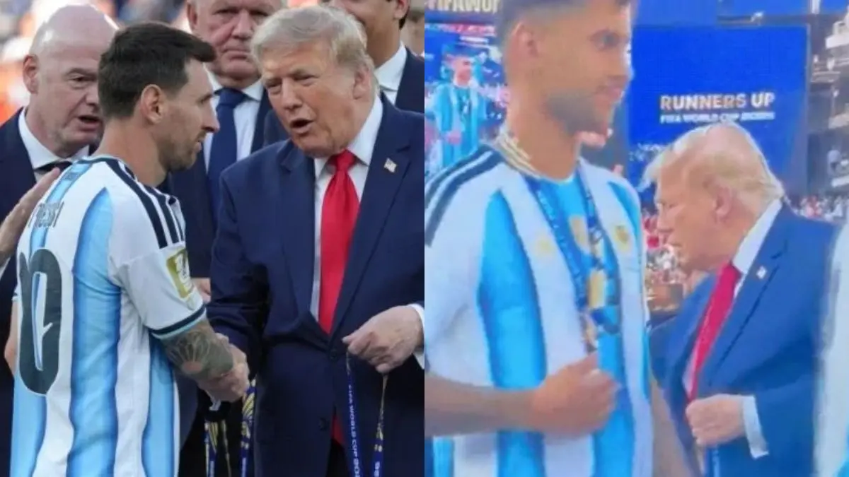 VIDEO | Seleccionados de Argentina niegan saludo a Donald Trump durante premiacion del mundial