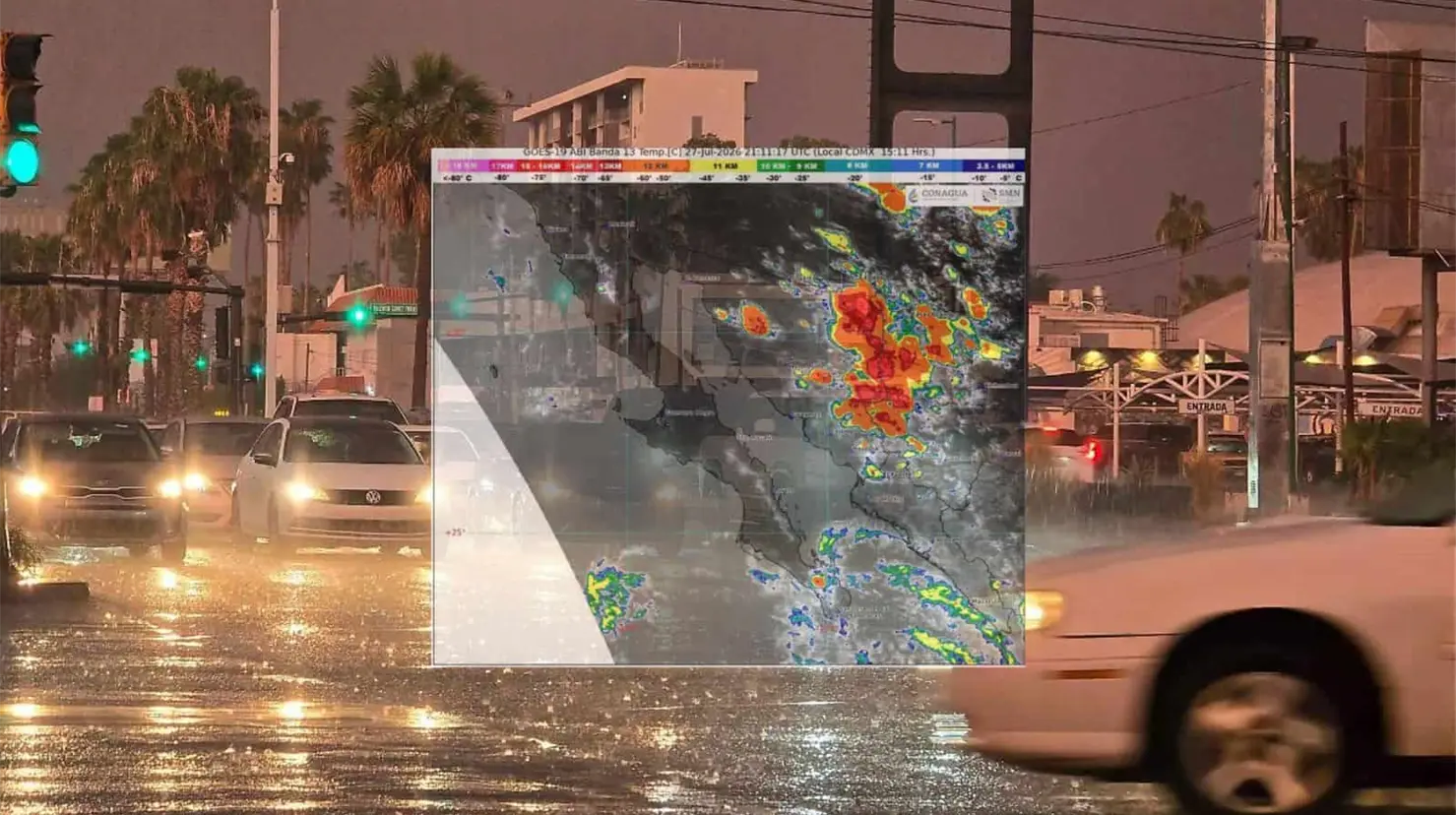 Clima en Hermosillo hoy 28 de julio: Se pronostica lluvia para este martes en la capital sonorense