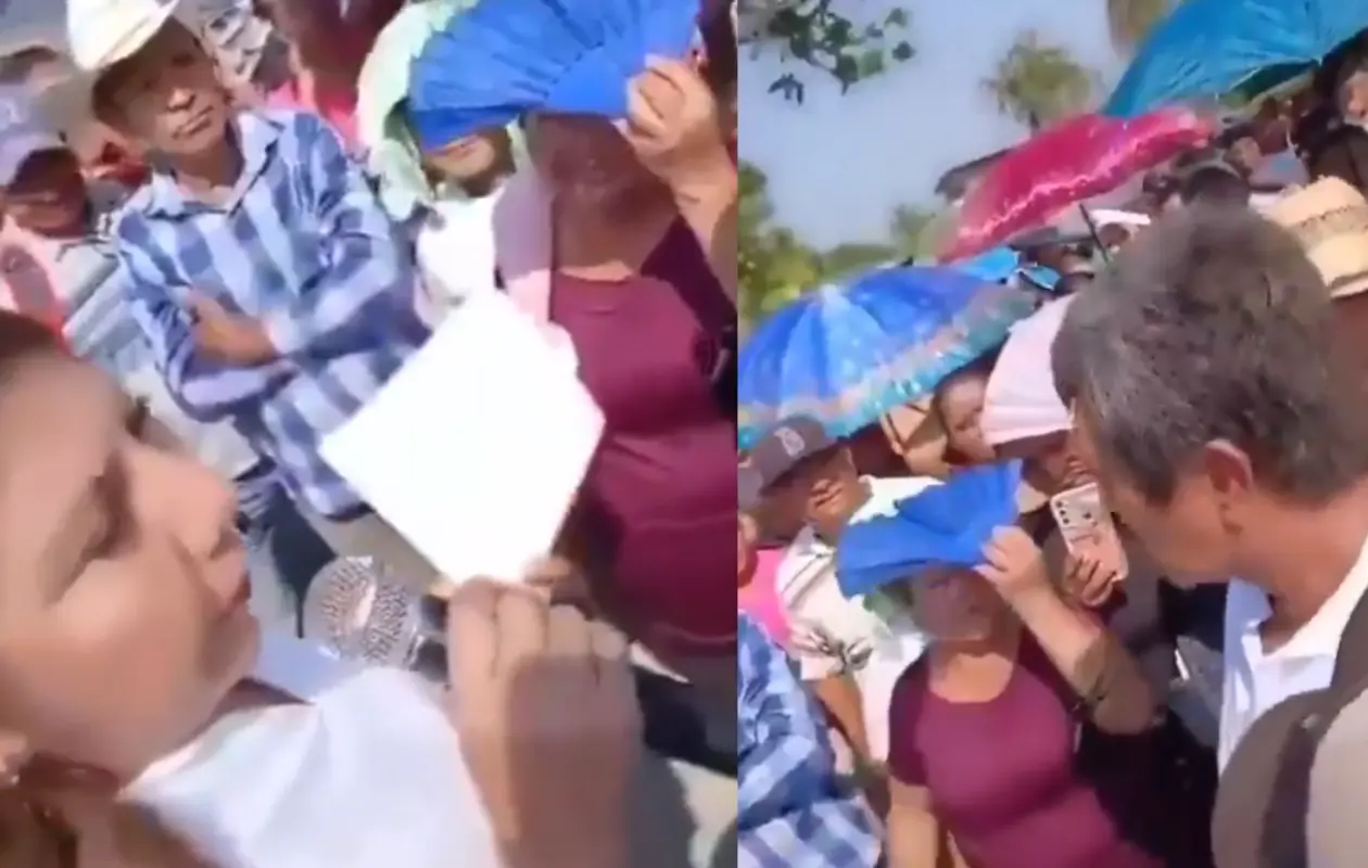 Usted ya va de salida, le responde alcaldesa de Huimanguillo a adulto mayor