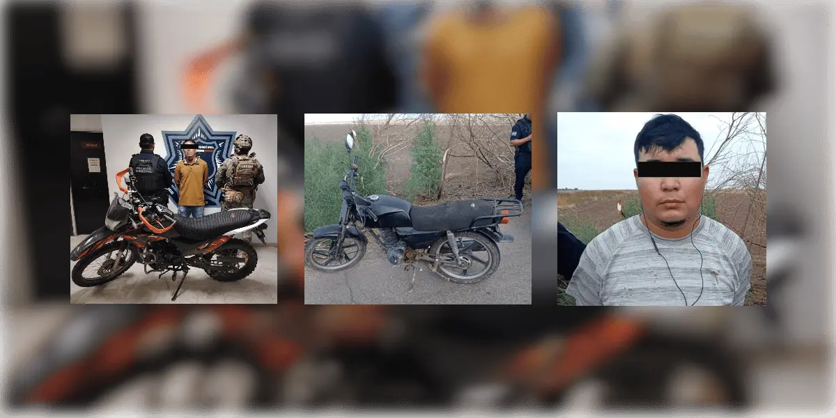 Recuperan motocicletas robadas en Cajeme
