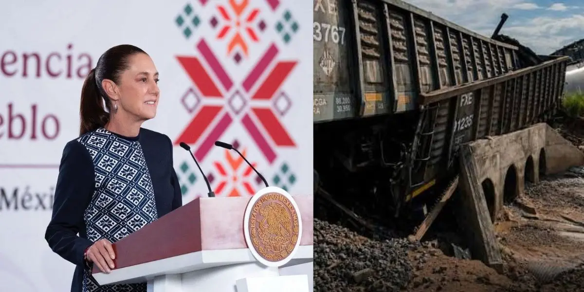 Autoridades ambientales realizan evaluaciones en Naco, Sonora, tras el derrame de hidrosulfuro de sodio ocurrido por un accidente ferroviario que activó protocolos de revisión ambiental. (fotos/redes sociales)