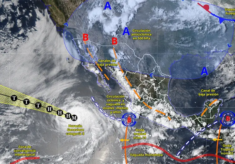 Clima en Sonora hoy, 29 de julio: Monzón mexicano mantendrá condiciones meteorológicas adversas
