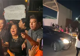 Grupo de personas bloqueó el traslado de Danna Yanina al penal Grupo de personas bloqueó el traslado de Danna Yanina al penal