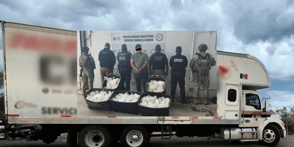 Interceptan cargamento de crystal en Caborca