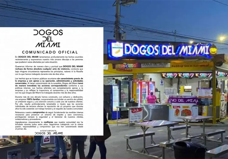 Dogos del Miami se disculpa por pelea entre empleados en Hermosillo y aclara qué pasó