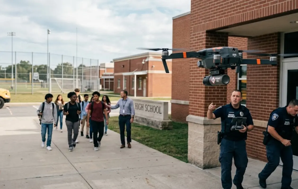 Escuelas de EU usarán drones con gas pimienta para detener tiroteos escolares